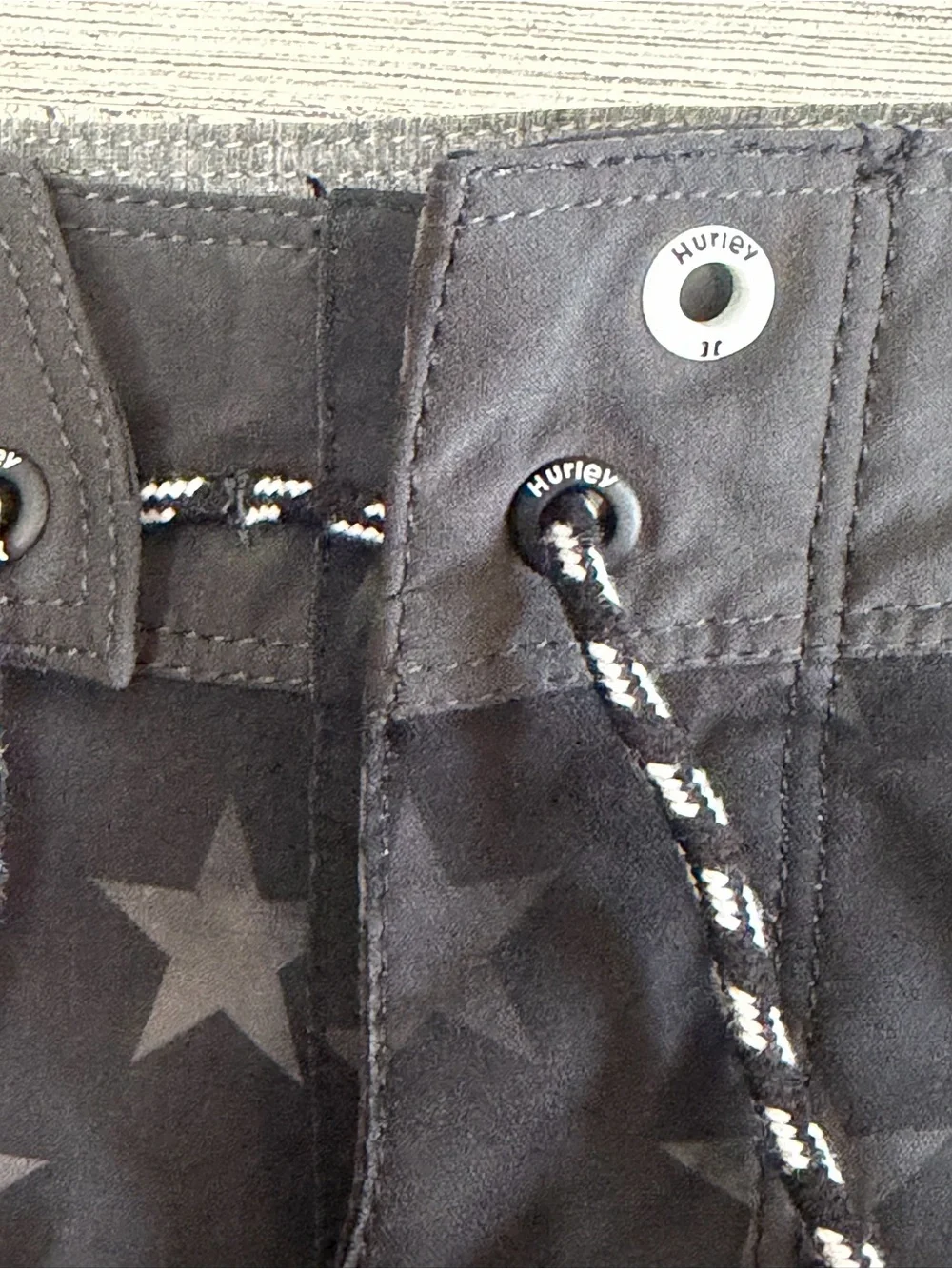Hurley Phantom Boardshorts Size 30 Black American Flag